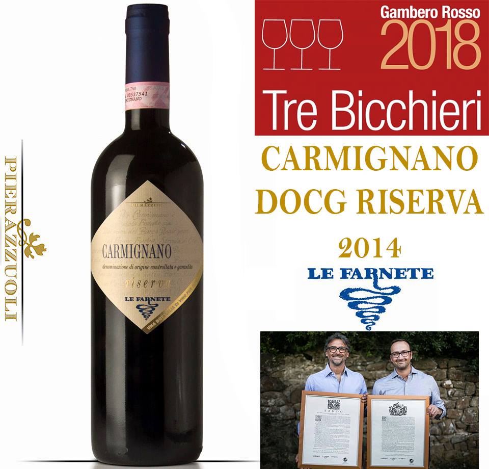  Carmignano DOCG Riserva 2014 Le Farnete   - 3  Gambero Rosso 2018
